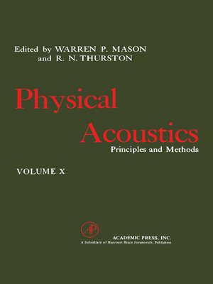 cover image of Physical Acoustics V10